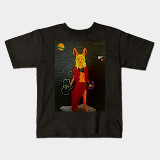 Warrior from the space Kids T-Shirt